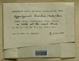 Hygrohypnum luridum (Hedw.) Jenn., Bryophytes, Bryophytes - Western Siberia (including Altai) (B15) (Russia)