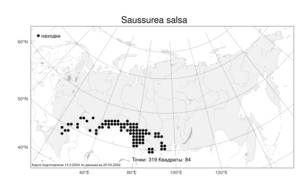 Saussurea salsa (Pall.) Spreng., Atlas of the Russian Flora (FLORUS) (Russia)