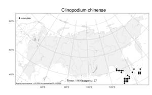 Clinopodium chinense (Benth.) Kuntze, Atlas of the Russian Flora (FLORUS) (Russia)