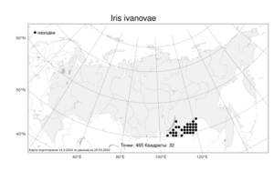 Iris ivanovae Doronkin, Atlas of the Russian Flora (FLORUS) (Russia)