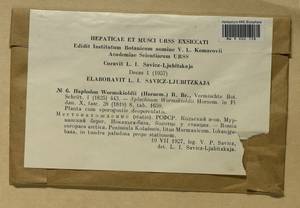 Aplodon wormskioldii (Hornem.) R. Br., Bryophytes, Bryophytes - Karelia, Leningrad & Murmansk Oblasts (B4) (Russia)