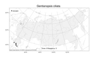 Gentianopsis ciliata (L.) Ma, Atlas of the Russian Flora (FLORUS) (Russia)