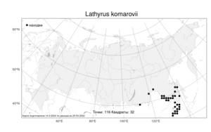 Lathyrus komarovii Ohwi, Atlas of the Russian Flora (FLORUS) (Russia)