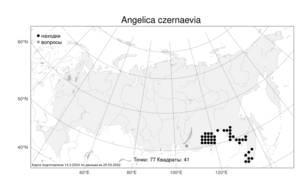 Angelica czernaevia (Fisch. & C. A. Mey.) Kitag., Atlas of the Russian Flora (FLORUS) (Russia)