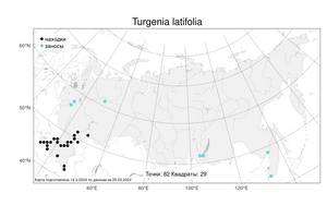 Turgenia latifolia (L.) Hoffm., Atlas of the Russian Flora (FLORUS) (Russia)