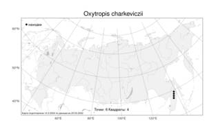 Oxytropis charkeviczii, Остролодочник Харкевича Vyschin, Атлас флоры России (FLORUS) (Россия)