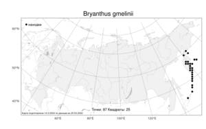 Bryanthus gmelinii, Bryanthus musciformis (Poir.) Nakai, Атлас флоры России (FLORUS) (Россия)