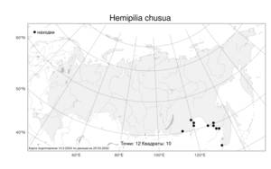 Hemipilia chusua (D.Don) Y.Tang & H.Peng, Атлас флоры России (FLORUS) (Россия)